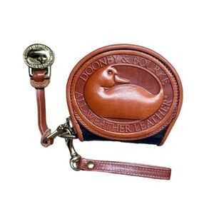 Vintage Dooney & Bourke Big Duck All Weather Leather Coin Purse Wristlet